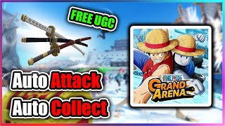 FREE UGC ONE PIECE GRAND ARENA Script  Auto Attack  Auto Collect [upl. by Adnolohs]