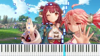 Atelier Sophie 2 quotSail on Sunlightquot Piano Cover [upl. by Eisse]