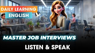 Master Job Interviews  Improve Your English Listening And Speaking Skills  Daily English Learning [upl. by Eednil]