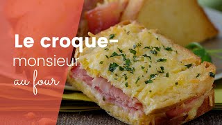 Le croquemonsieur au four trop facile [upl. by Eirelam]