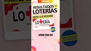 Resultado Lotería de la Cruz Roja del 12 de Noviembre 2024🤑🍀💎 loteriadelacruzroja cruzroja [upl. by Ahsinel]