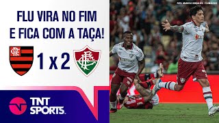 FLUMINENSE VIRA VENCE O FLAMENGO E É CAMPEÃO DA TAÇA GUANABARA  FLAMENGO 1X2 FLUMINENSE [upl. by Lorenzana]