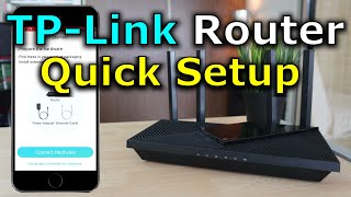 TPLink Router quick setup step by step  Archer AX55 AX3000 WIFI6 [upl. by Hoagland756]