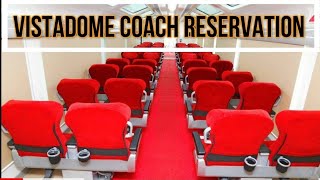 Vistadome Booking l Bangalore  Mangalore Reservation l Booking Kaisa Kara l Vistadome Reservation [upl. by Milewski]