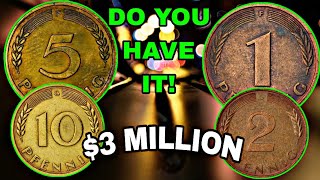 EXPERIENCE VALUABLE GERMANY TOP PFENNIG COINS Worth million dollars Coins [upl. by Maxy]