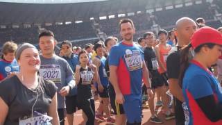 Pyongyang marathon welcomes 1000 foreigners [upl. by Ennaed]