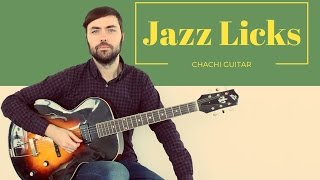 4 Licks Guitarra Jazz Fácil [upl. by Hardie]