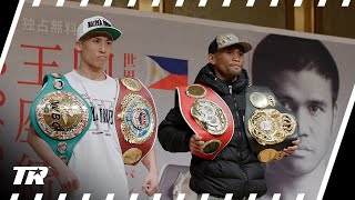 Naoya Inoue amp Marlon Tapales Stand SideBySide At Press Conference  Undisputed Fight Tues ESPN [upl. by Fairley]