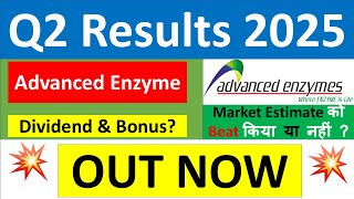 ADVANCED ENZYME Q2 results 2025  ADVANCED ENZYME results today  ADVANCED ENZYME Share News today [upl. by Rafferty]