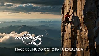 Hacer el ocho para escalada ¡¡¡LA MANERA MAS SENCILLA Y PRACTICA [upl. by Tnerb]