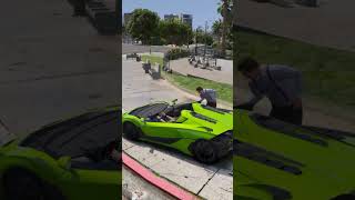 GTA 5  MICHAEL BECOME ONE DAY DRIVER AND HE GOT SURPRISE GIFT shorts gta5 viralshorts [upl. by Zeugirdor249]