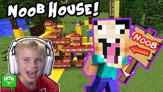 Minecraft HOBBYNOOB House Build on HobbyKidsGaming [upl. by Yelrah]