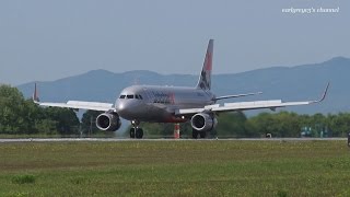 熊本空港 Jetstar Japan JJP Airbus A320200 JA08JJ 2015429 [upl. by Elleined32]