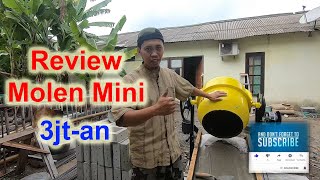 Review Molen Beton Mini Firman 120L  Murah Meriah Berfungsi [upl. by Leund838]