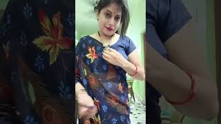 GRWM styling with chiffon saree selfstyling trending ytshortsvideo [upl. by Shapiro378]