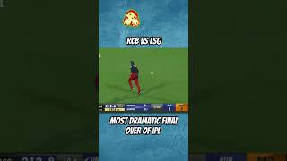 Most dramatic final over of ipl shorts cricket cricketlover [upl. by Ramoh28]