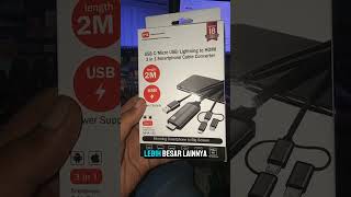 Alat penampil layar hp ke proyektor converter hdmi obs [upl. by Wampler730]