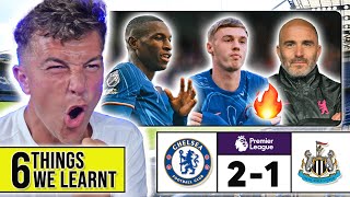 6 THINGS WE LEARNT FROM CHELSEA 21 NEWCASTLE 🏆 [upl. by Blossom]