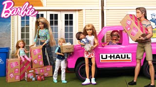 Barbie Dolls Moving Day Story New Dollhouse  Titi Toys amp Dolls [upl. by Divine886]