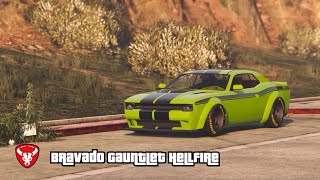 GTA 5  Bravado Gauntlet Hellfire  Road Trip and Pure Sound [upl. by Jennica890]