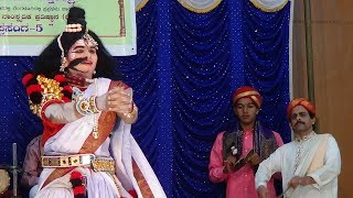 Yakshagana  Ranga Prasanga  2  Prasad Cherkady as Ardhanareeshwara [upl. by Puritan]