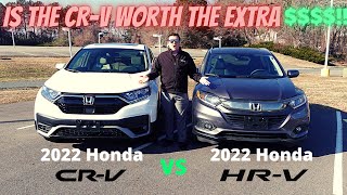 2022 Honda CRV vs Honda HRV Is the CRV Worth the Extra [upl. by Ennaillek]