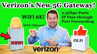 ✅ NEW Gateway  Verizon 5G Home Internet  WNCCR200A Replaces The Cube [upl. by Eelarat]