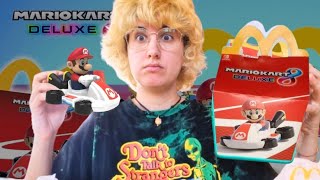 Pruebo el Happy Meal MARIO KART DELUXE 2024 de McDonalds mariokart8deluxe [upl. by Treulich]