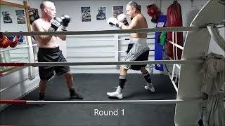 Masters Boxing Heavyweight vs Cruiserweight Sparring [upl. by Akimas]