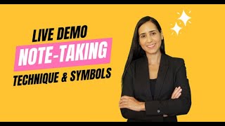 NoteTaking Symbols and Technique Training [upl. by Gannes749]