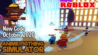 Roblox Anime Fighting Simulator New Code October 2020 [upl. by Maddocks]