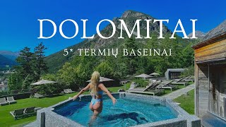 Kelionė Italijoje Dolomitai Prabangus poilsis QC Terme natūralių termių viešbutyje [upl. by Fabozzi507]