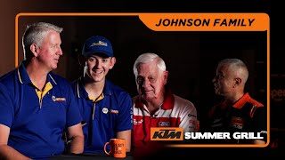 Australian racing dynasty the Johnson family on the KTM Summer Grill [upl. by Idnor798]