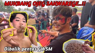 MUKBANG OJEG SAKWAREGE DIBALIK PENTAS GWSM GREBEG OJEG [upl. by Rea829]