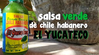 Salsa verde El Yucateco [upl. by Aissyla]