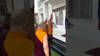 His Holiness Chabjay Namkhai Nyingpo Rinpoche At Sarpang Zimchung [upl. by Ennair]