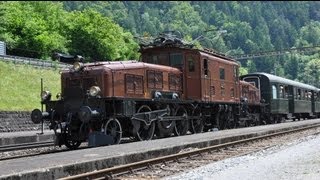 Krokodil am Gotthard Sommer 2013  Zugtrainfarttrain [upl. by Krystle]