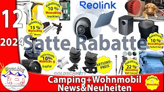 Camping und Wohnmobil NewsampNeuheiten 122024 [upl. by Llimaj23]