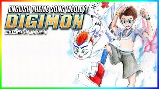 Digimon Theme Song Medley ENGLISHJAPANESE [upl. by Griff]