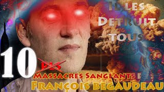 10 MASSACRES SANGLANTS infligés par  François Bégaudeau [upl. by Eseekram]