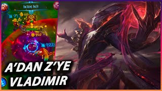 ADAN ZYE VLADIMIR ÖĞRETİCİ  BUILD amp RUNES  Wild Rift [upl. by Baoj]