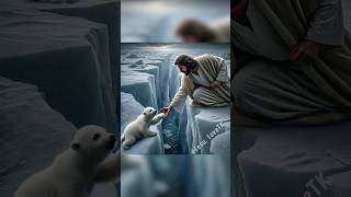 Jesus saved the poor polar bear 🐻‍❄️ jesus fe amen [upl. by Atrice]