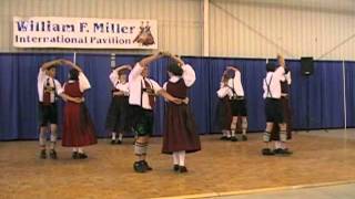 German dance from Altoona Almrausch Schuhplattlers [upl. by Kcirtemed]