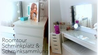 Roomtour ♡ Schminkplatz amp Schminksammlung [upl. by Ori]