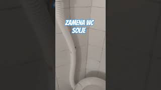 VODOINSTALATERSKI RADOVI  ZAMENA WC SOLJE  vodoinstalater smederevo zamena wc solje kupatilo [upl. by Notsgnal]