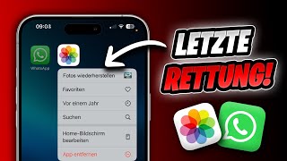 DAMIT gelöschte iPhone Fotos und WhatsApp Chats wiederherstellen ♻️📲 [upl. by Carver]