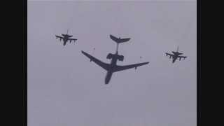 RAF VC10 aircraft  farewell [upl. by Adirf236]