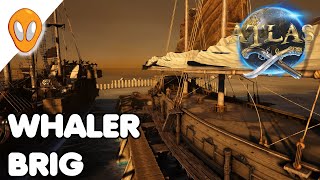 Full Handling Brigantine  ATLAS Lets Play Ep 57 [upl. by Ranchod]