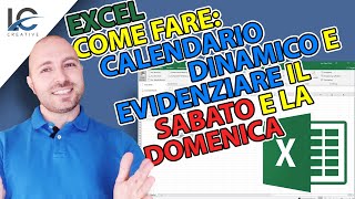 Tutorial Come fare un Calendario Dinamico evidenziando il Sabato e la Domenica [upl. by Natehc]