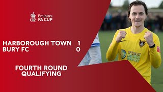 Harborough Town vs Bury FC FA Cup 4QR 12th October 2024 [upl. by Namyaw685]